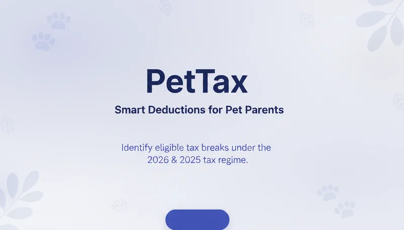 PetTax pet tax deduction eligibility checker showing IRS qualification results by pet role